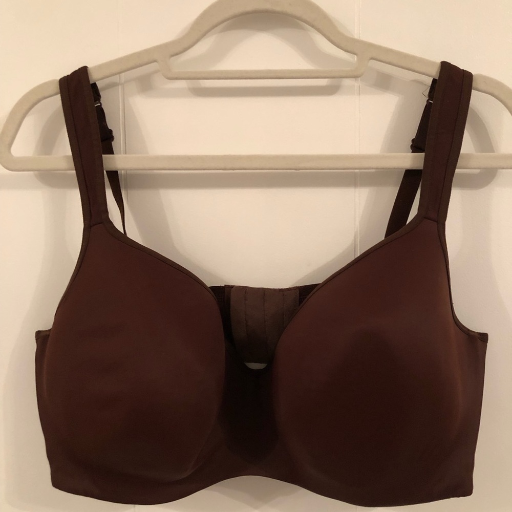 Cacique Solid Brown Full Cup Coverage Bra 42ddd - image 1